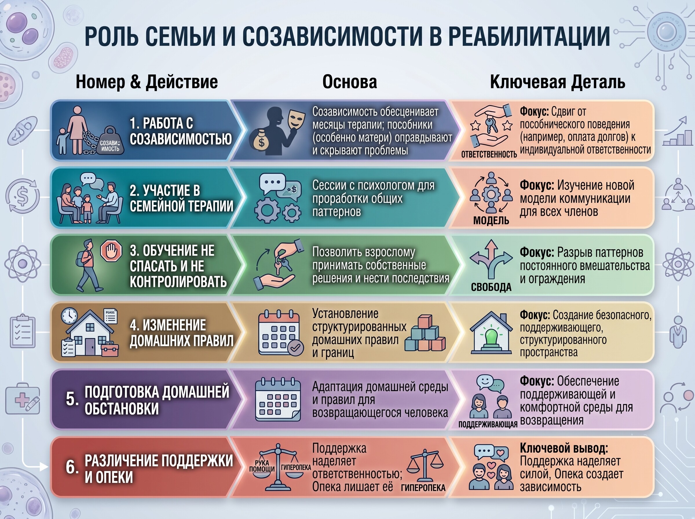 роль семьи в реабилитации зависимого