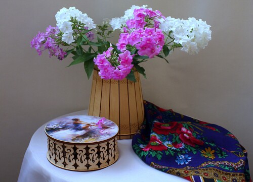 с флоксами